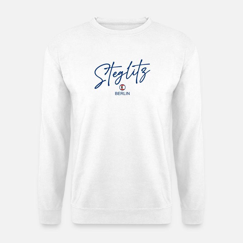 Steglitz - Berlin Flag - Berlin Bear - Unisex Sweatshirt - white