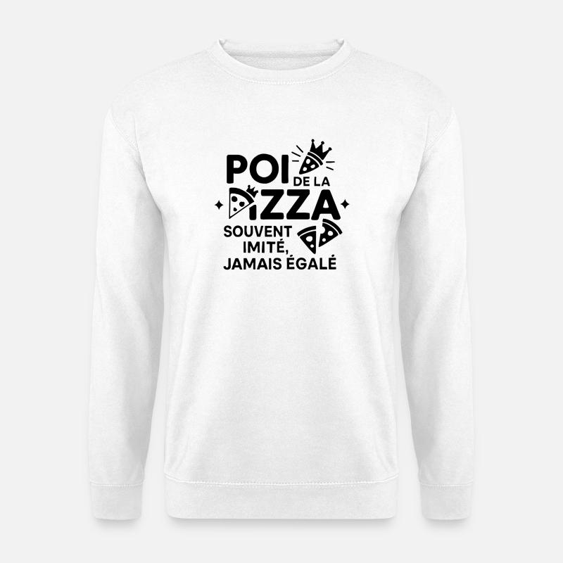 Pizzakranz Einzigartiges Souvenir - Unisex Pullover - Weiß
