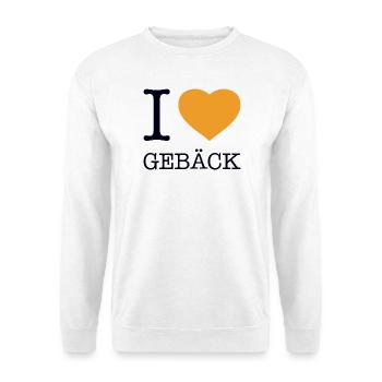 I love pastries - Unisex Sweatshirt - white - Front