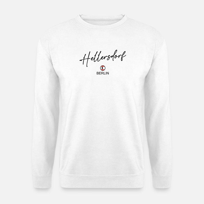 Hellersdorf - Berlin Flag - Berlin Bear - Unisex Sweatshirt - white