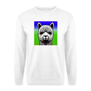 Alpaca - Unisex Sweatshirt - white - Front