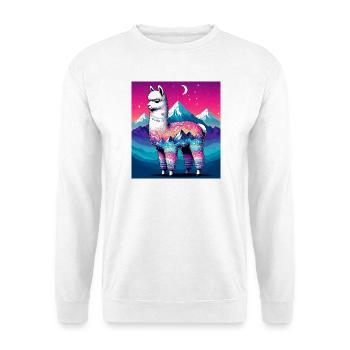 Alpaka - Unisex Pullover - Weiß - Vorne