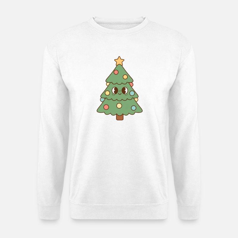 Weihnachtsbaum - Unisex Pullover - Weiß