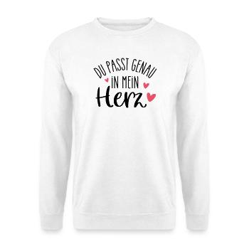 TU t’intégres parfaitement dans mon cœur | Personne préférée - Sweat-shirt Unisexe - blanc - Devant