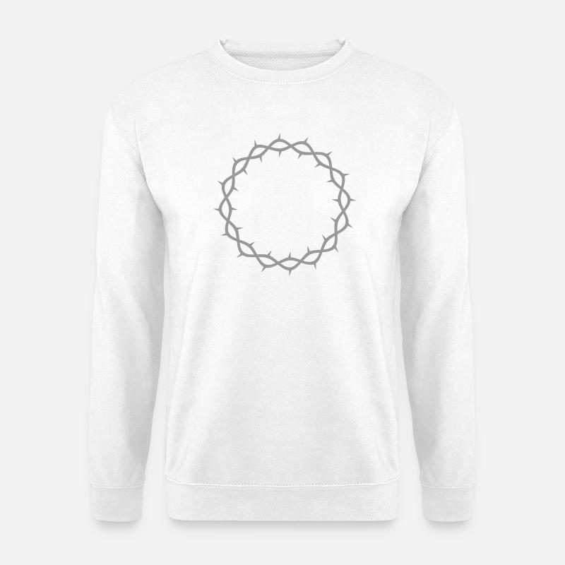 Dornenkrone - Unisex Pullover - Weiß