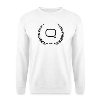 Couronne de bulles - Sweat-shirt Unisexe - blanc - Devant
