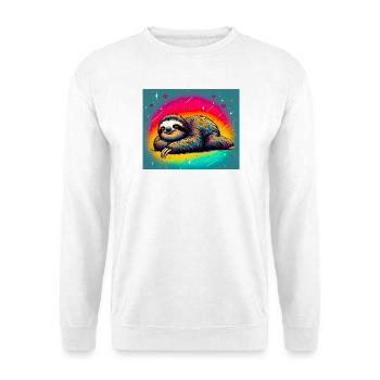 sloth - Unisex Sweatshirt - white - Front