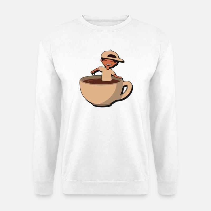 Cup Buddy Coffee Splash - Unisex Sweatshirt - white