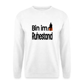 Ruhestand - Unisex Pullover - Weiß - Vorne