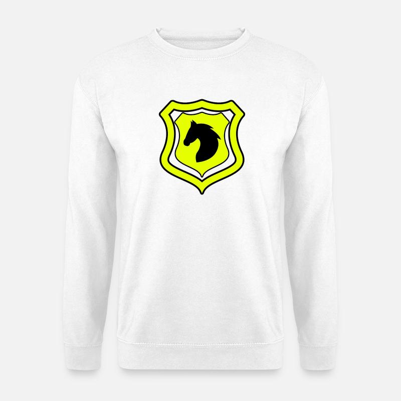 Pferde - Unisex Pullover - Weiß