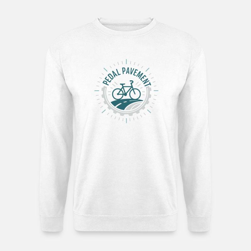 Pedal Pavement - Unisex Pullover - Weiß