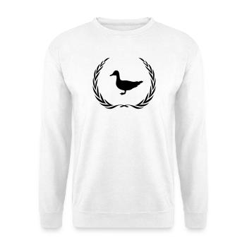 Duck Animal Wreath - Unisex Sweatshirt - white - Front