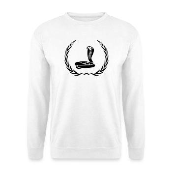 Snake Cobra Wreath - Unisex Sweatshirt - white - Front