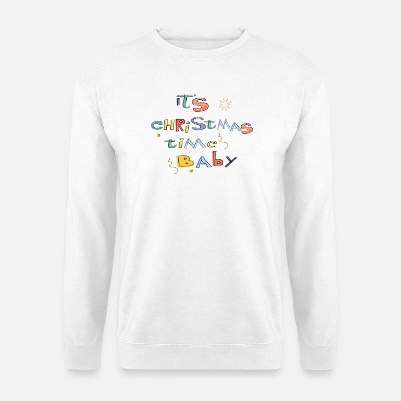 it's Christmas Time - Unisex Pullover - Weiß