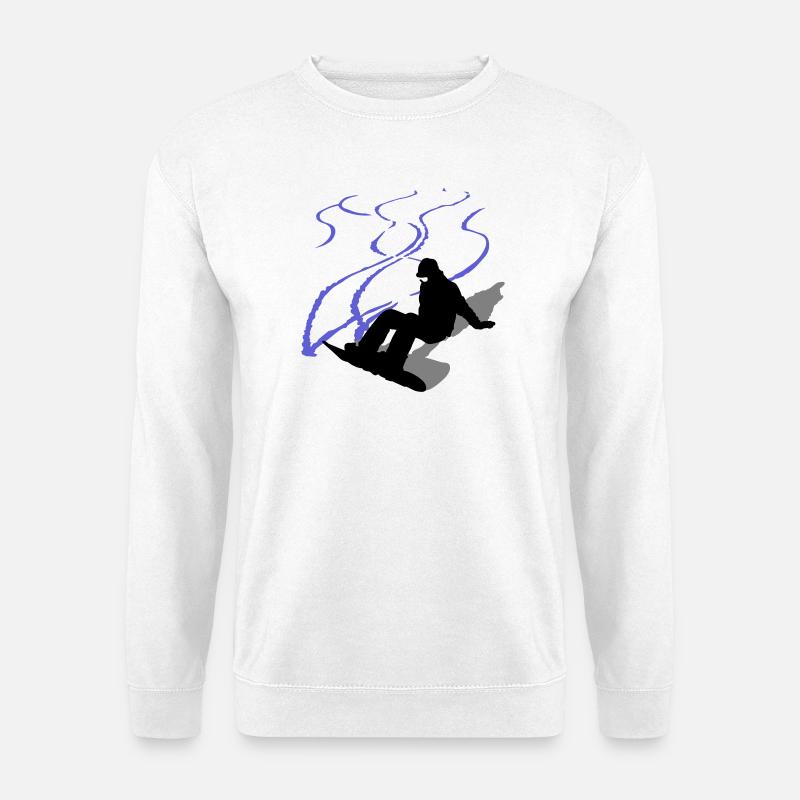 Snowboard - Unisex Sweatshirt - white