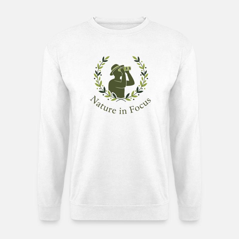 Nature in Focus - Unisex Pullover - Weiß