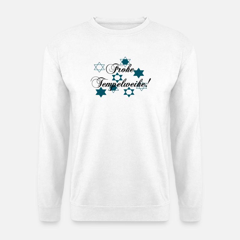 Frohe Tempelweihe - Unisex Pullover - Weiß