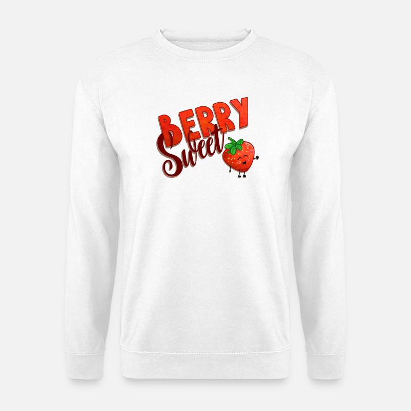 Berry Sweet Erdbeere - Unisex Pullover - Weiß