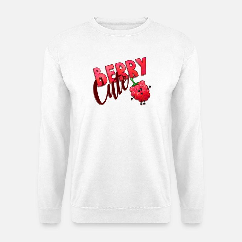 Berry Cute Himbeere - Unisex Pullover - Weiß