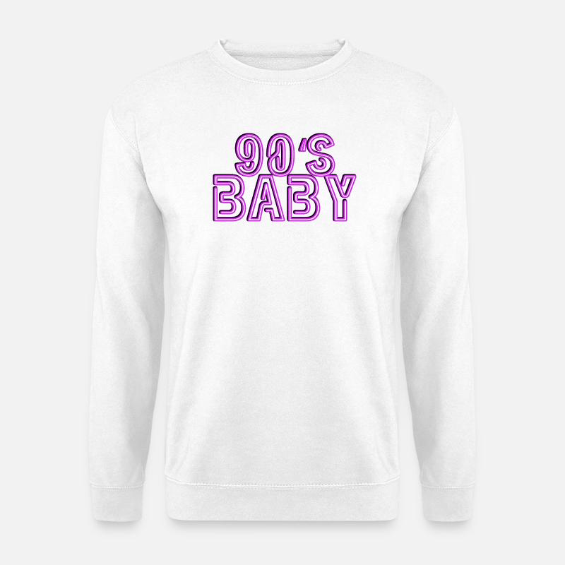90 Baby  - Unisex Pullover - Weiß