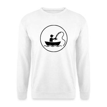 Fishing & Fishing | Petri Heil Hobby Logo - Unisex Sweatshirt - white - Front