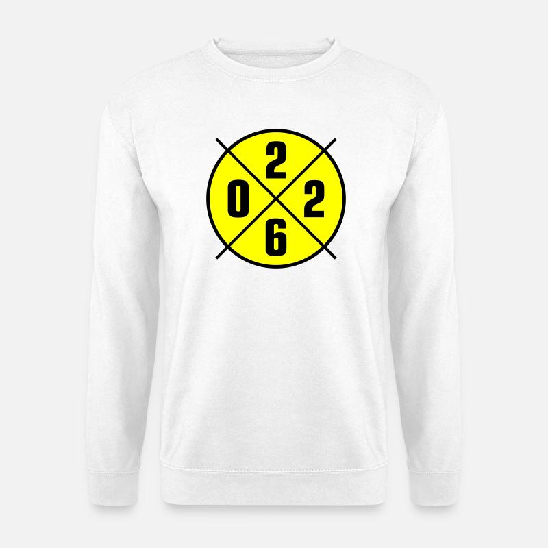 2026 Year Circle - Unisex Sweatshirt - white