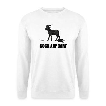 T-SHIRT DE FLÉCHETTES CHICS - Cadeau pour joueur de fléchettes Monsieur - Sweat-shirt Unisexe - blanc - Devant