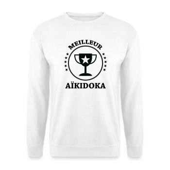 Bestes Aikido – Aikido - Unisex Pullover - Weiß - Vorne