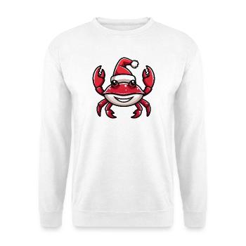 Crabe Crabe Noël - Sweat-shirt Unisexe - blanc - Devant