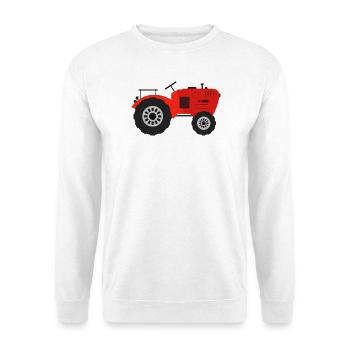 tractor - Unisex Sweatshirt - white - Front