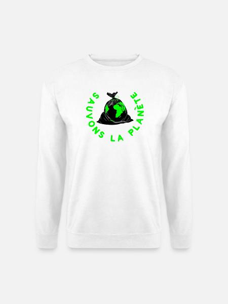 Save the planet - Unisex Sweatshirt - white