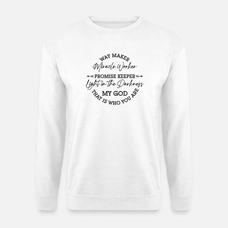 waymaker - Unisex Sweatshirt - white