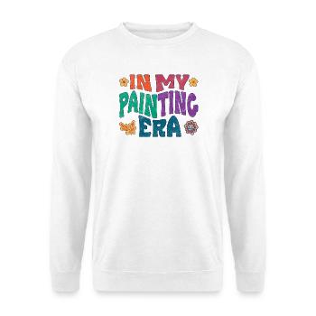 in_my_painting_era_dark_Kopie - Unisex Sweatshirt - white - Front