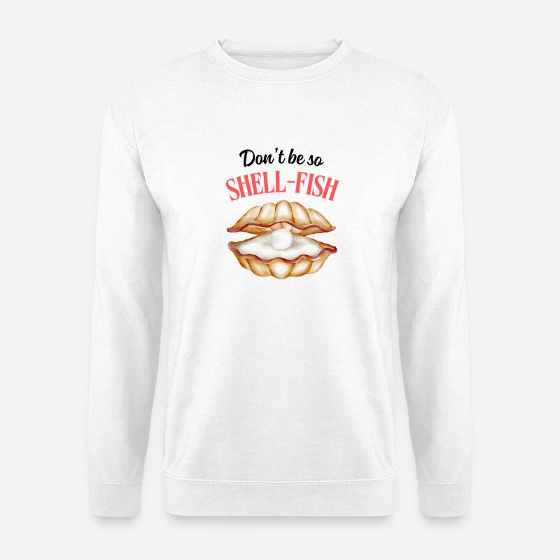 Muschelperle - Unisex Pullover - Weiß
