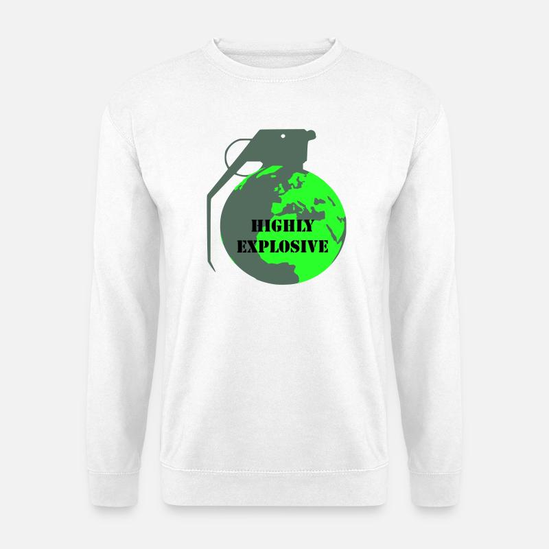 Explosive Erde - Unisex Pullover - Weiß