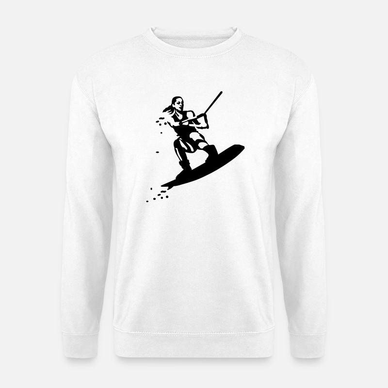 Wakeboarding - Unisex Pullover - Weiß