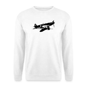 Yak-3 M - Sweat-shirt Unisexe - blanc - Devant