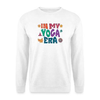 À l’époque du yoga - Sweat-shirt Unisexe - blanc - Devant