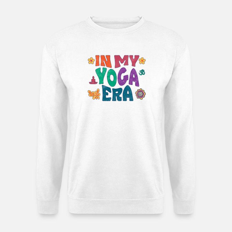 In my yoga era - Unisex Pullover - Weiß