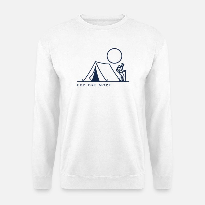 Explore more - Unisex Sweatshirt - white