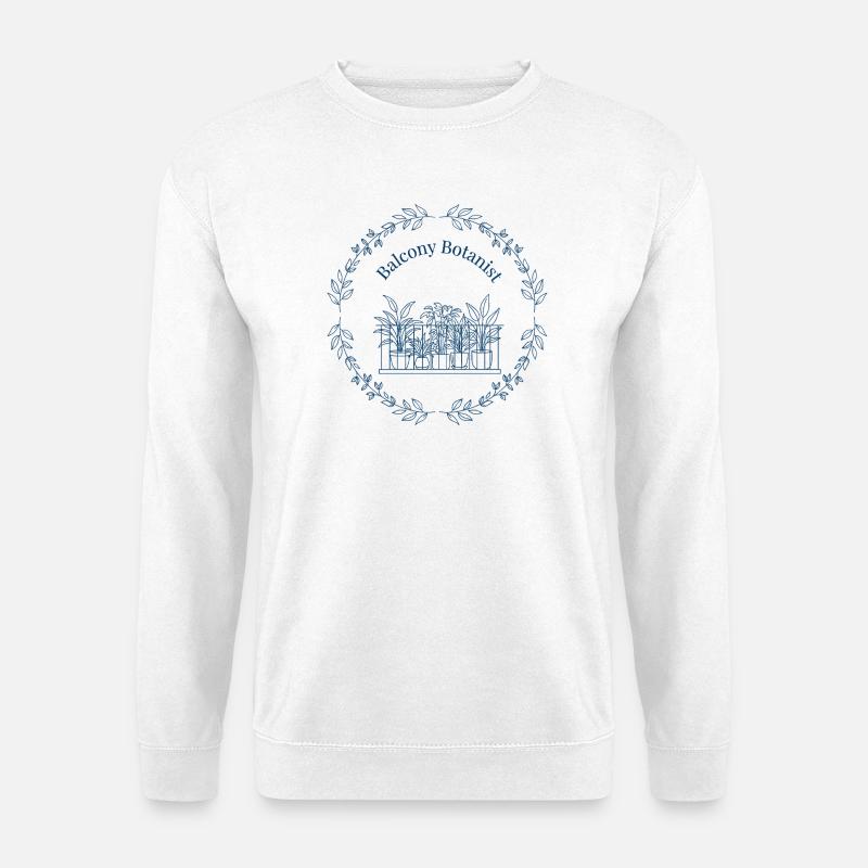 Balkon-Botaniker - Unisex Pullover - Weiß