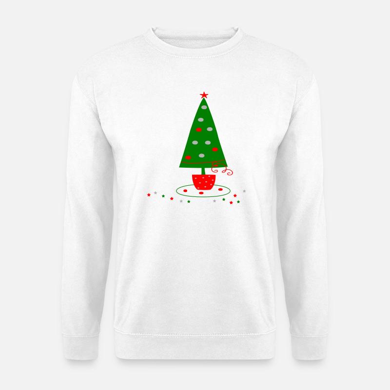 Weihnachtsbaum  - Unisex Pullover - Weiß