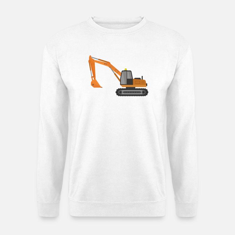 Bagger - Unisex Pullover - Weiß