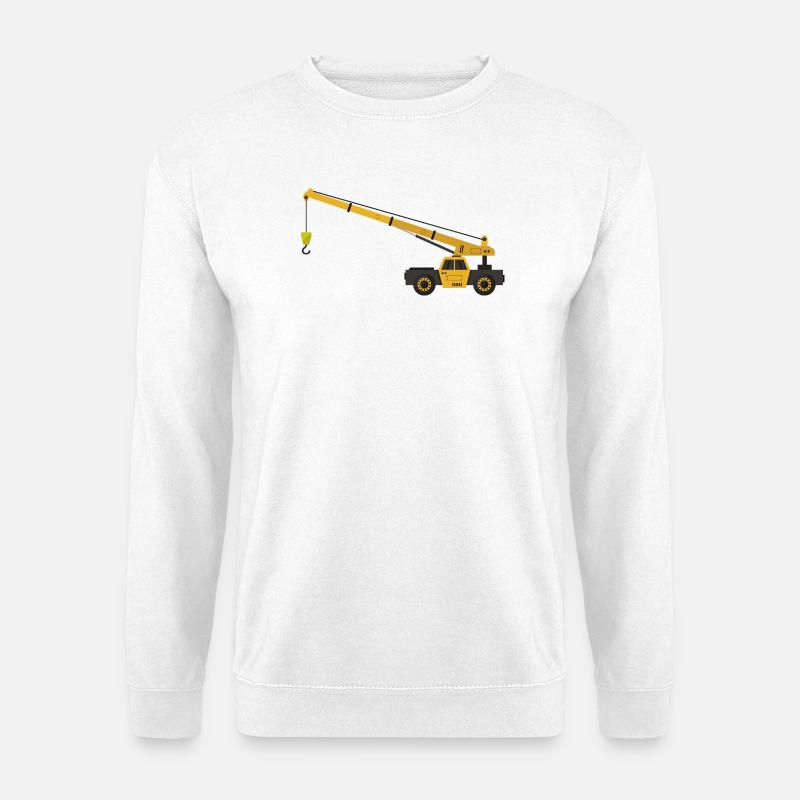 Kranich - Unisex Pullover - Weiß