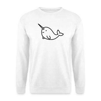 Narval - Sweat-shirt Unisexe - blanc - Devant