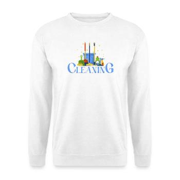 Illustration d’outil de nettoyage coloré - Sweat-shirt Unisexe - blanc - Devant