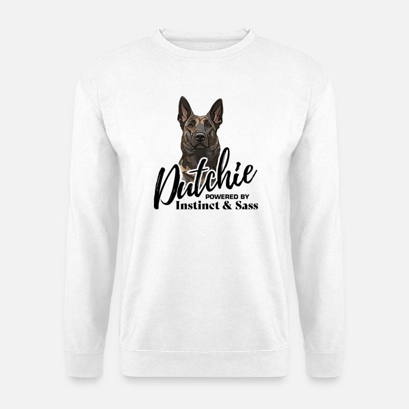 Dutch Shepherd - Dutchie  - Unisex Sweatshirt - white