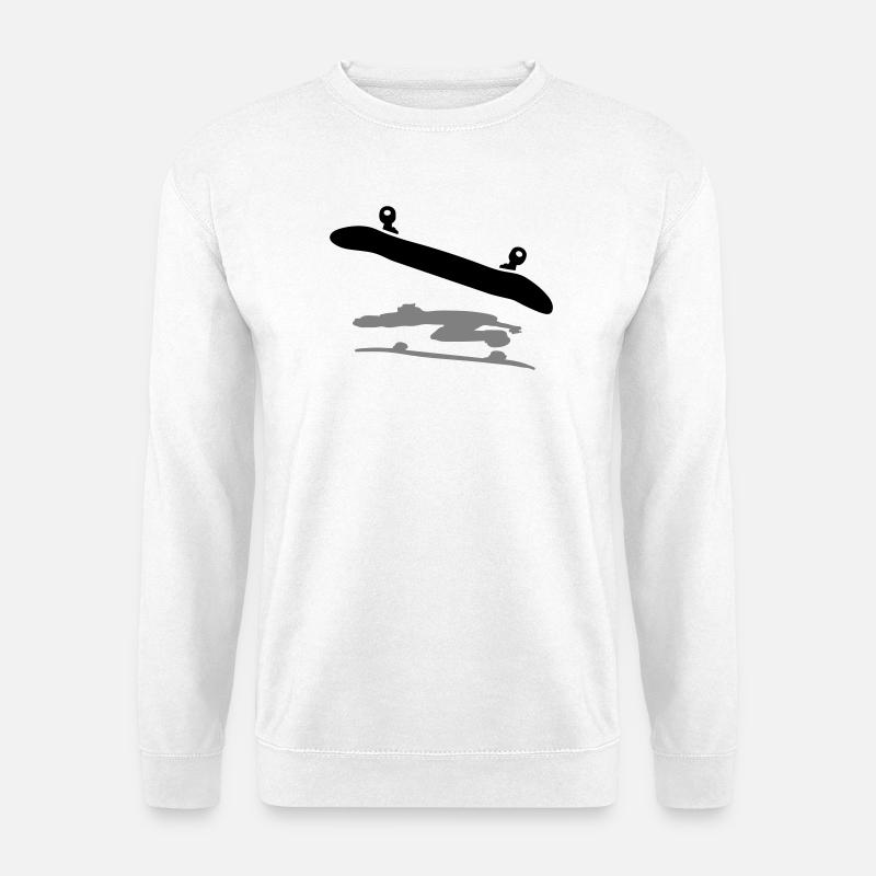 Skateboard - Unisex Sweatshirt - white