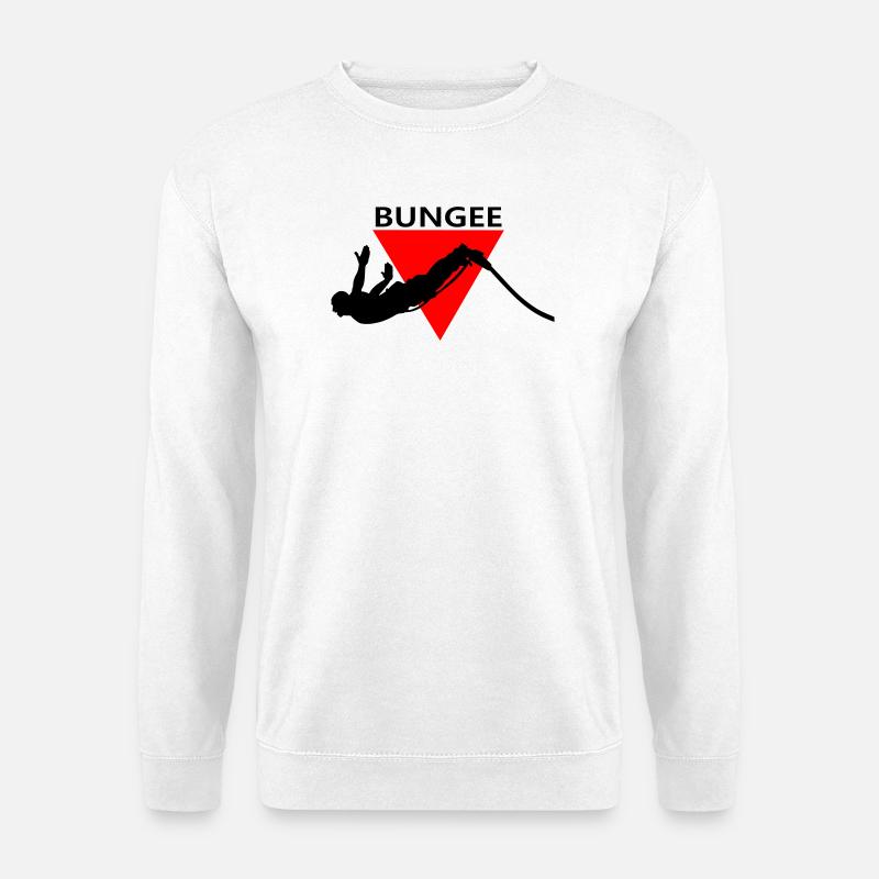 Bungeejumping - Unisex Pullover - Weiß