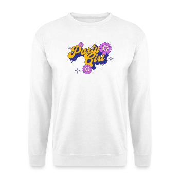 Fêtarde - Sweat-shirt Unisexe - blanc - Devant